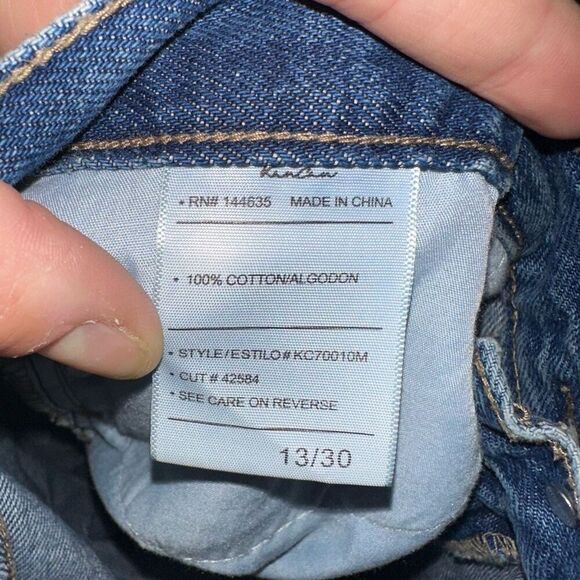 Kancan destroyed distressed straight leg 13/30 normcore jeans - Picture 2 of 3